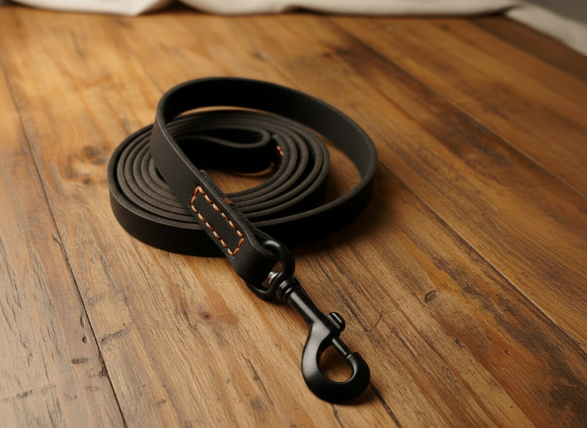 Läderkoppel detalj traditionell hake